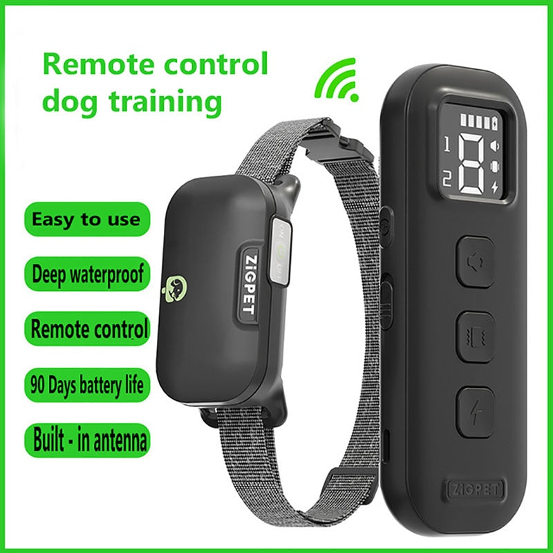 Rechargeable Remote Waterproof Dog Training Collar