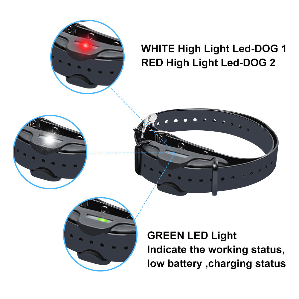 Premium 2000m Dog Hunting Long Range Training Collar