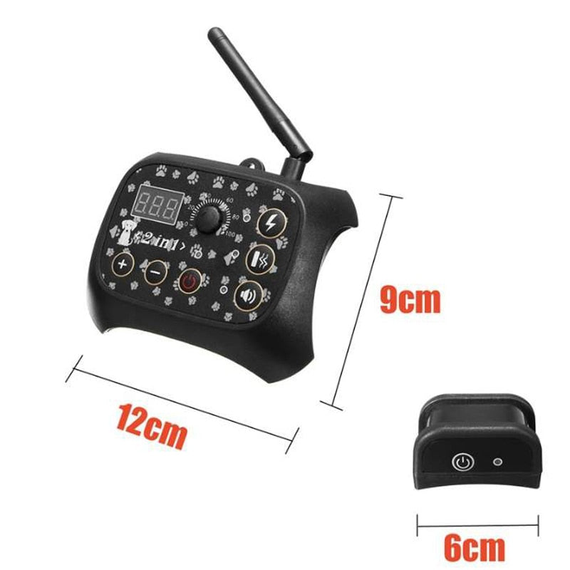Wireless Fence 2 in 1 Dog Outdoor Training Collar