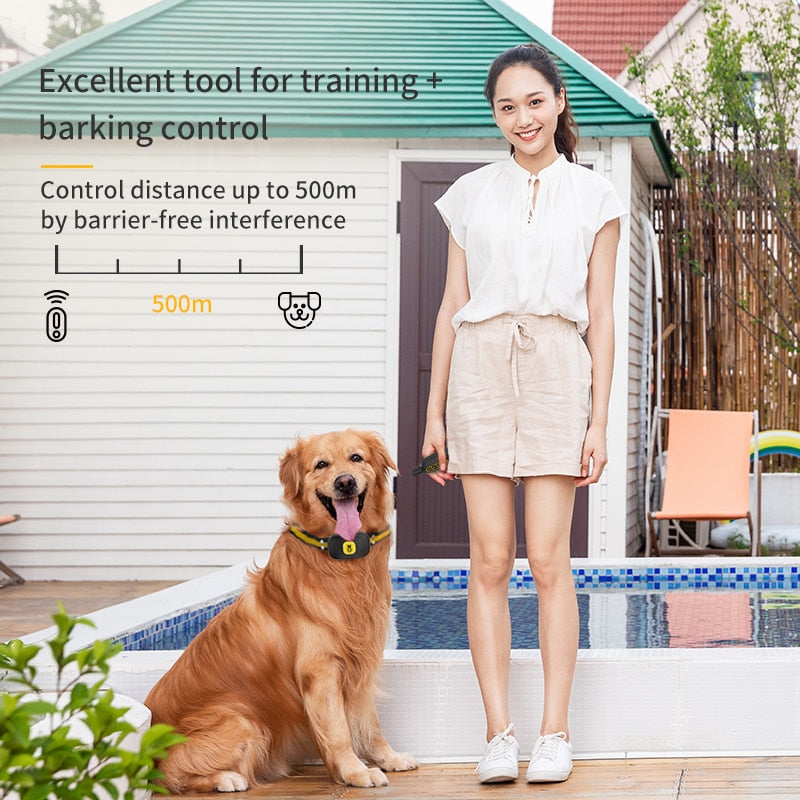 500m Electric Anti Barking Dog Collar