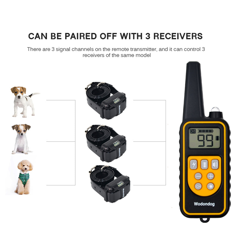 800M IP67 Waterproof Pet Dog Training Collar