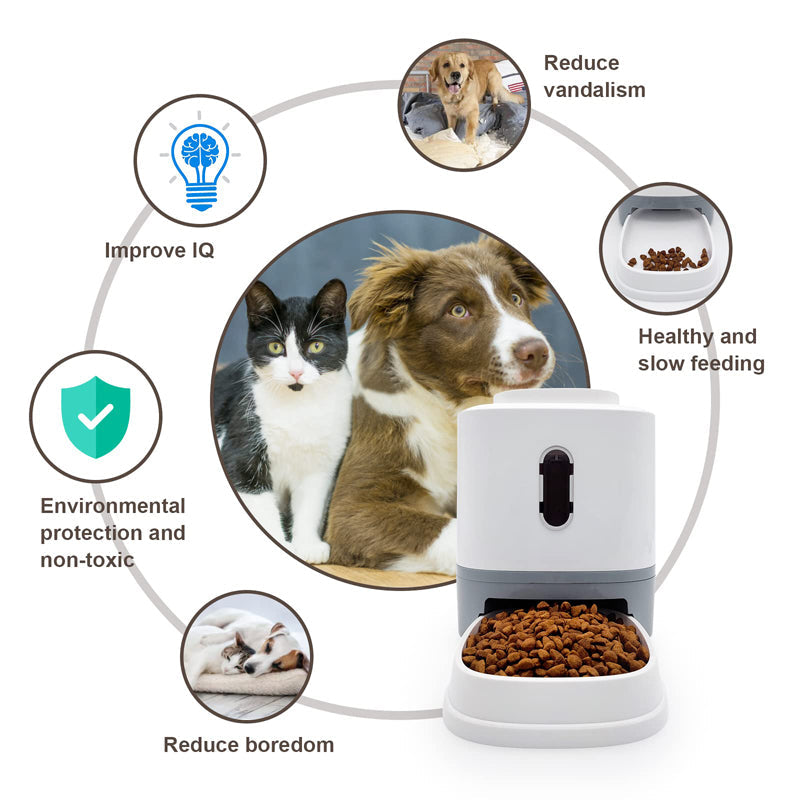 Interactive Automatic Dog Feeder Bowl