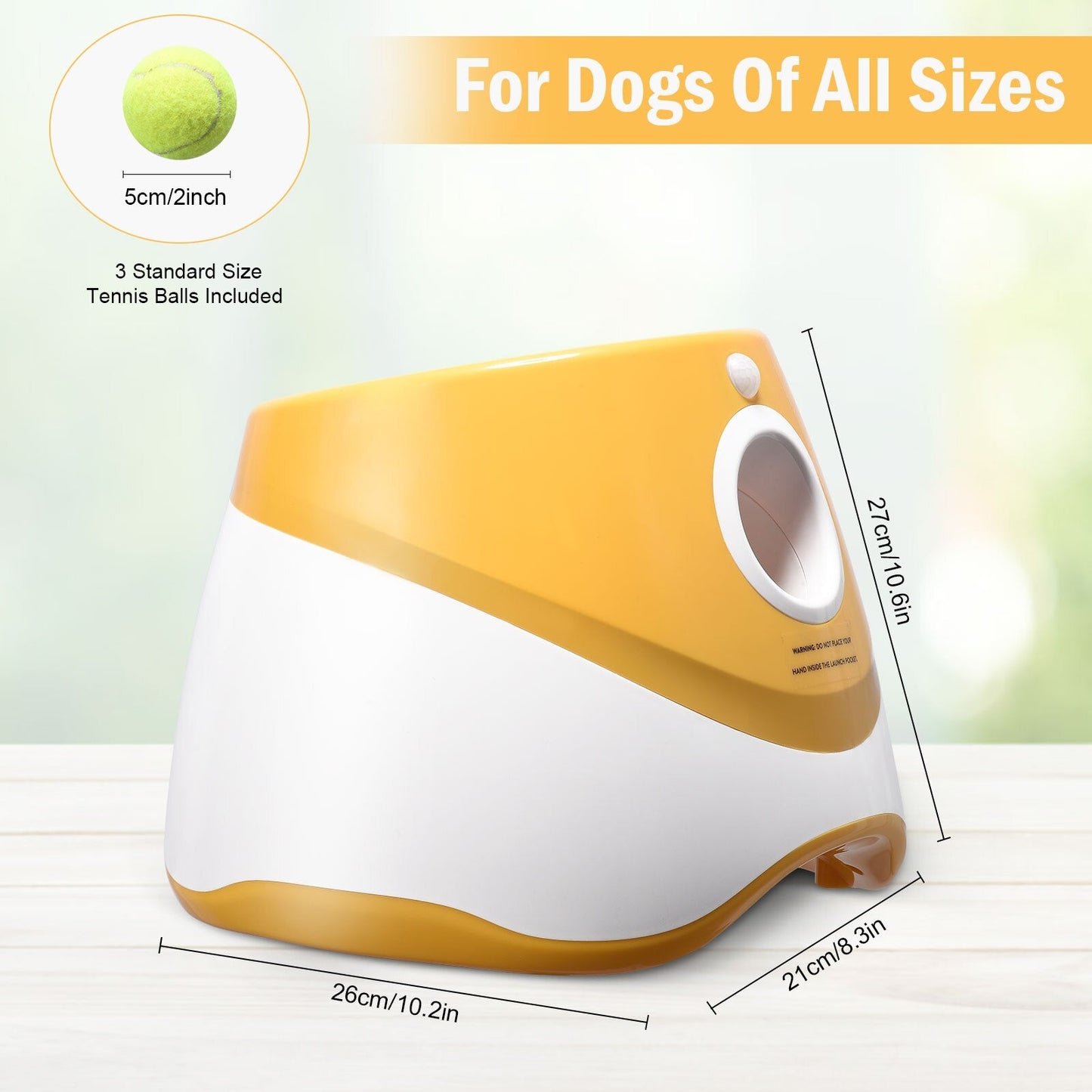 Premium Dog Tennis Ball Launcher Machine