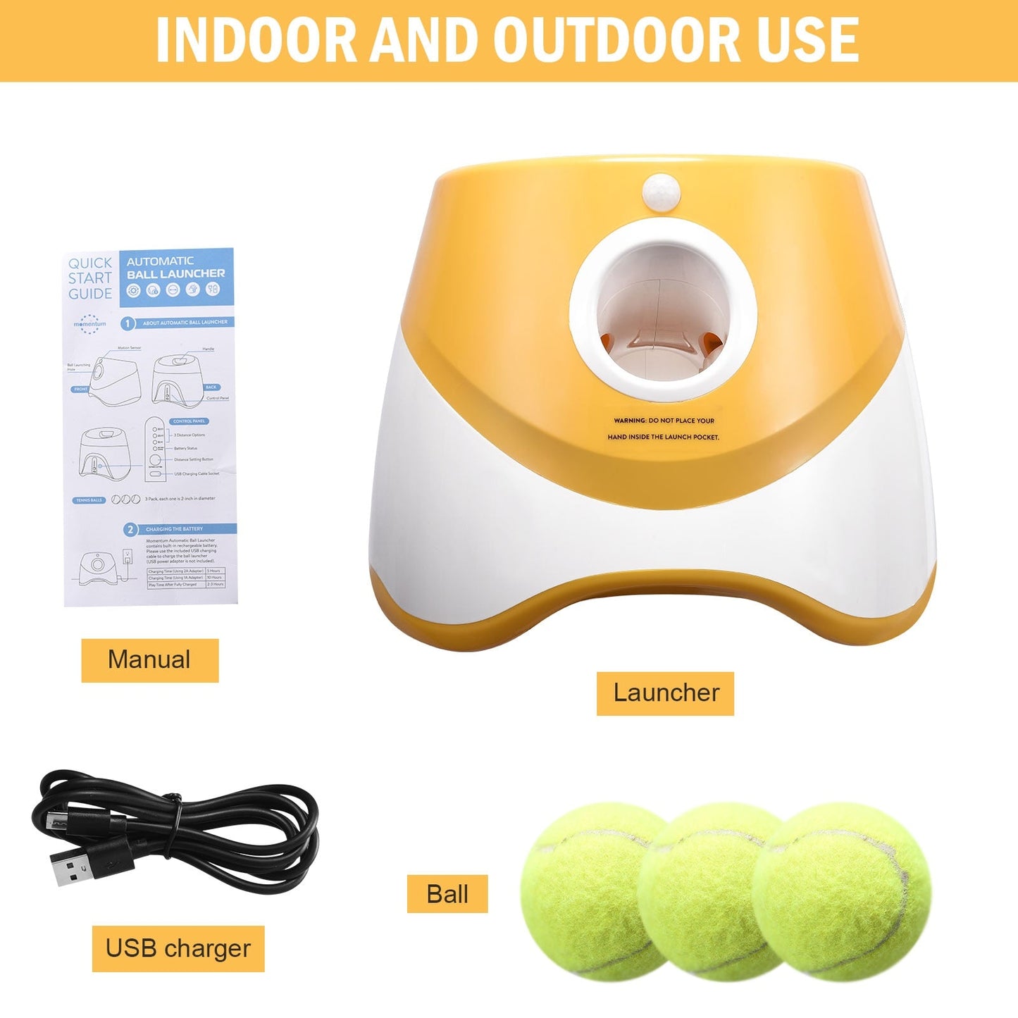 Premium Dog Tennis Ball Launcher Machine