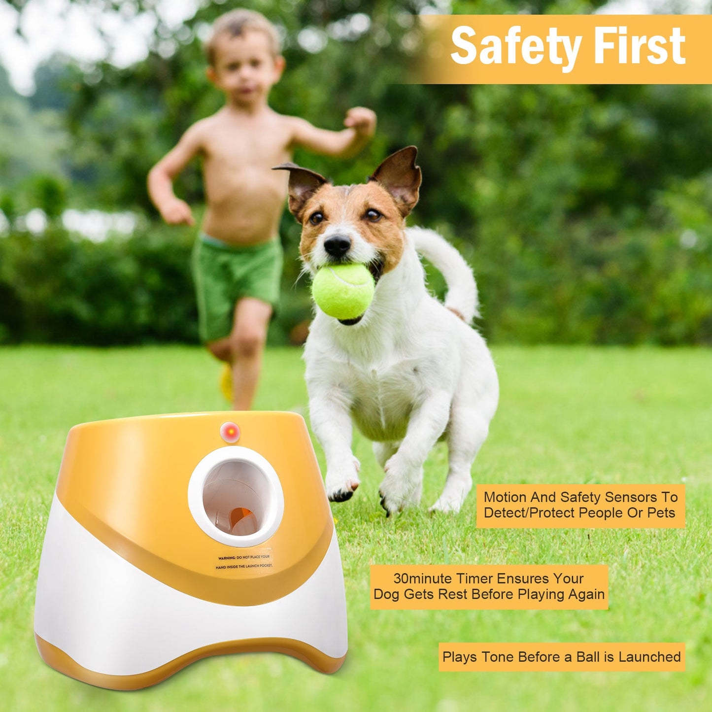 Premium Dog Tennis Ball Launcher Machine