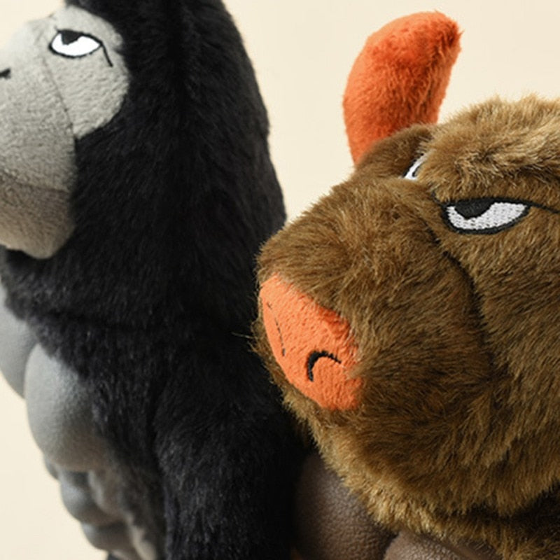 Squeaky Animal Shaped Dog Toy