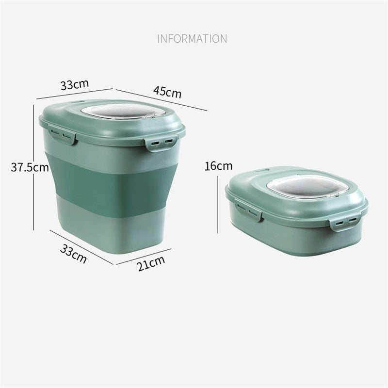 Seal Airtight Dog Food Container Box