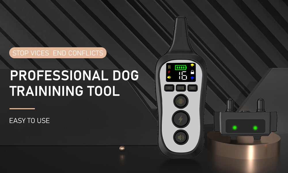 Premium 800M Voice Mode Dog Training Collar