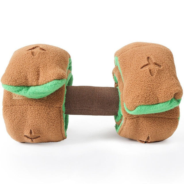 Dog Puzzle Toy Snuffle Dumbbell