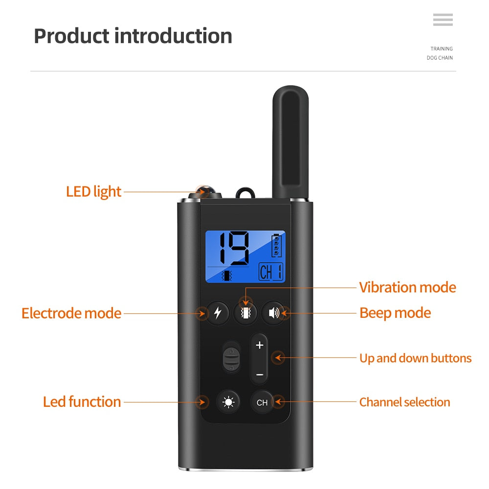 800m Remote Control Dog Training Collars
