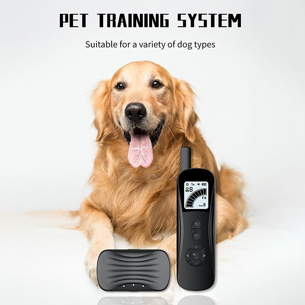 300m Rechargeable Dog Training Collar