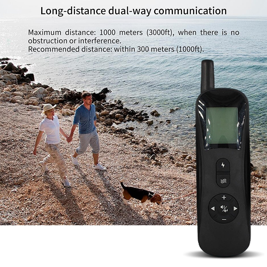 300m Rechargeable Dog Training Collar