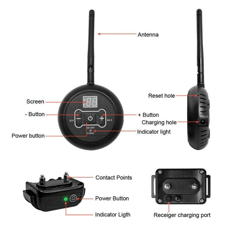 3 In 1 Wireless Electric Dog Fence Containment System