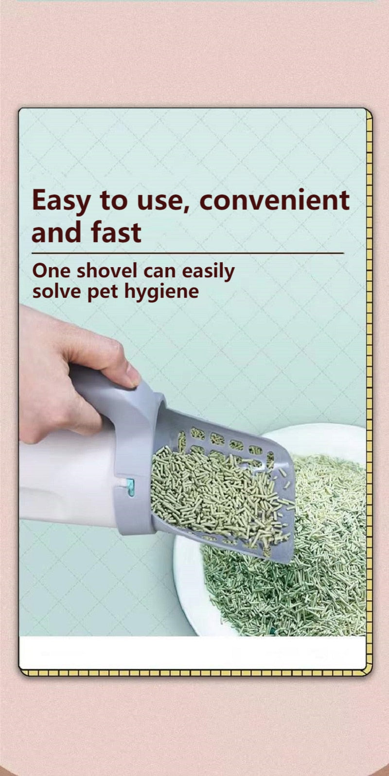 Two In One Cat Litter Shovel