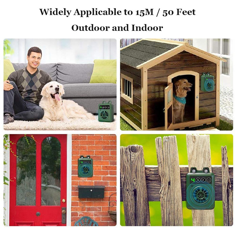 Safe Ultrasonic Dog Bark Deterrent Device