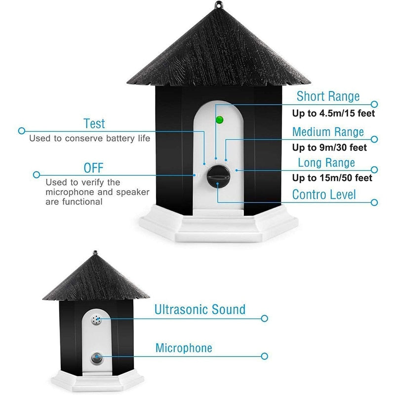 Waterproof Ultrasonic Dog Anti Barking Device