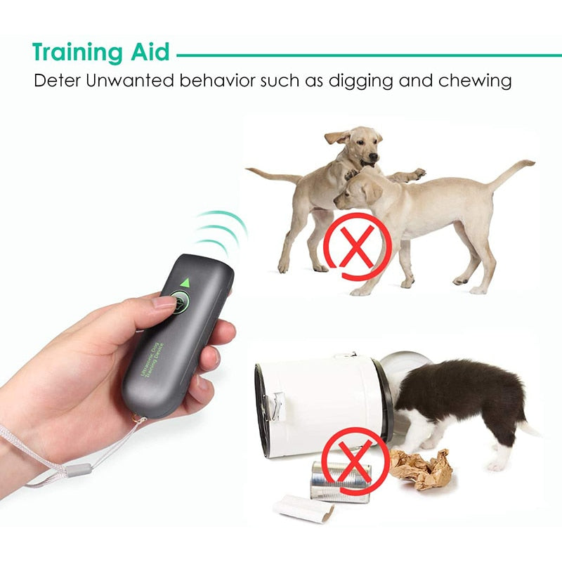 Ultrasonic Dog Built In Flashlight Anti Bark Device