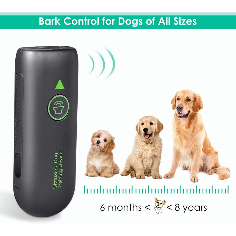 Ultrasonic Dog Built In Flashlight Anti Bark Device