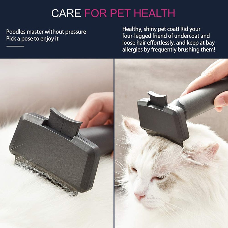Pet Skin Friendly Shedding Comb Hair Brush