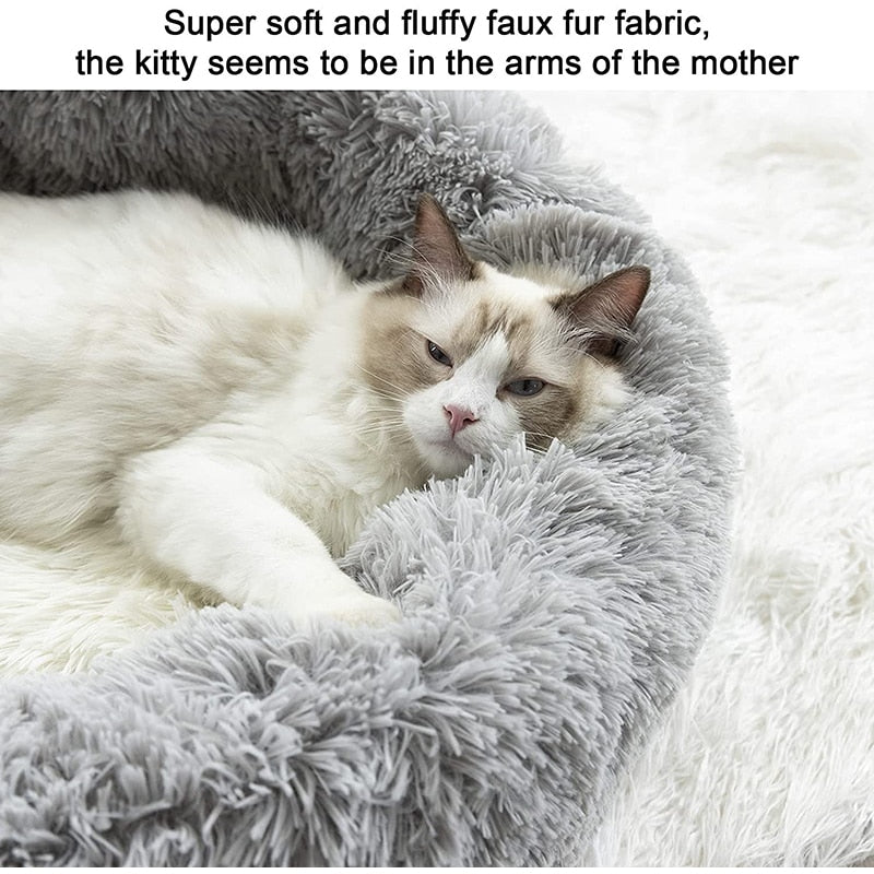 Fluffy Warm Anti Anxiety Pet Bed