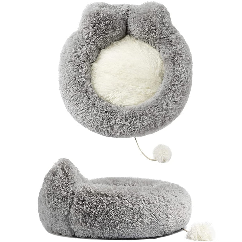 Fluffy Warm Anti Anxiety Pet Bed
