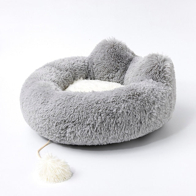Fluffy Warm Anti Anxiety Pet Bed