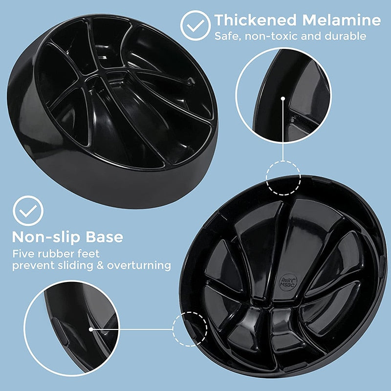 Interactive Slow Feeding Dog Bowl