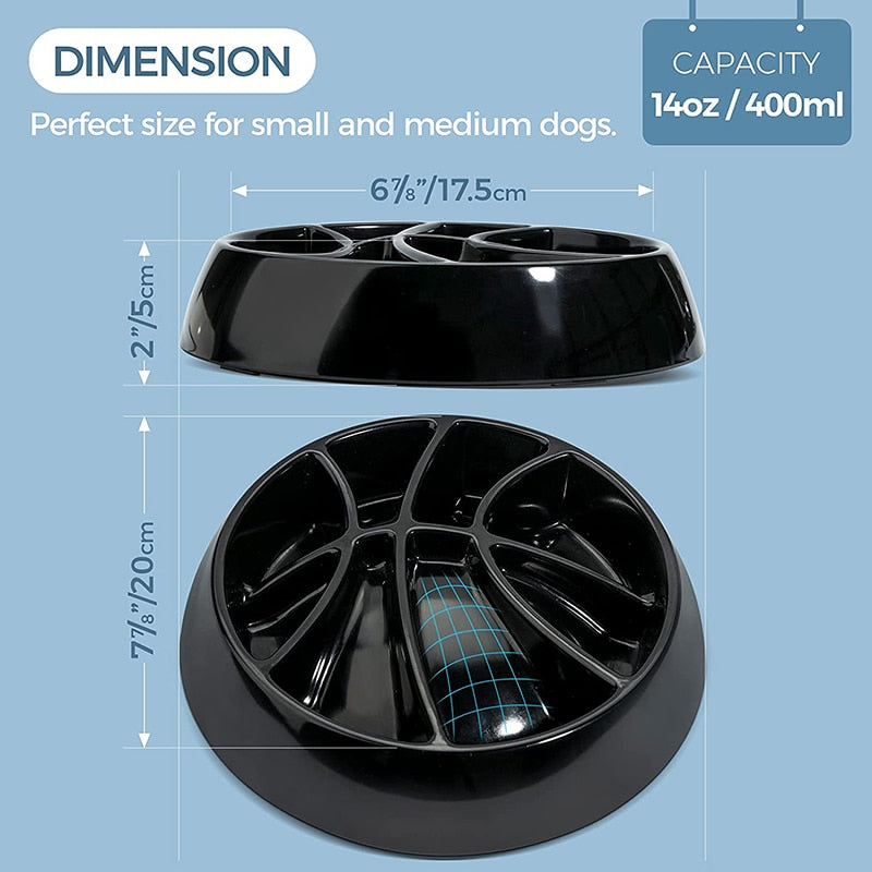 Interactive Slow Feeding Dog Bowl