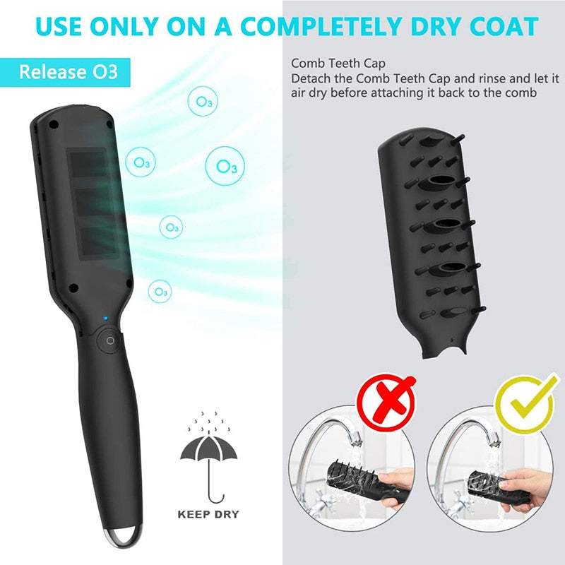 Electric Odor Eliminator Pet Brush