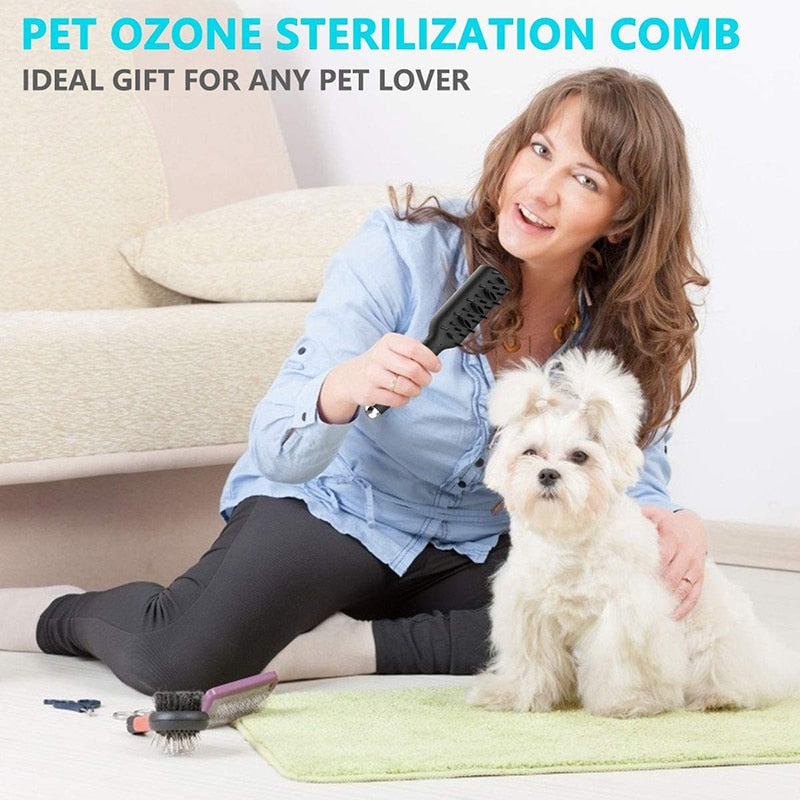 Electric Odor Eliminator Pet Brush