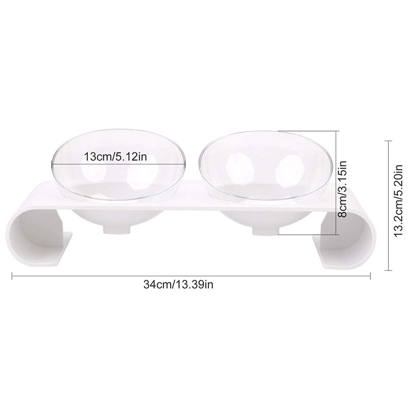 15° Tilted Raised Food Pet Bowl