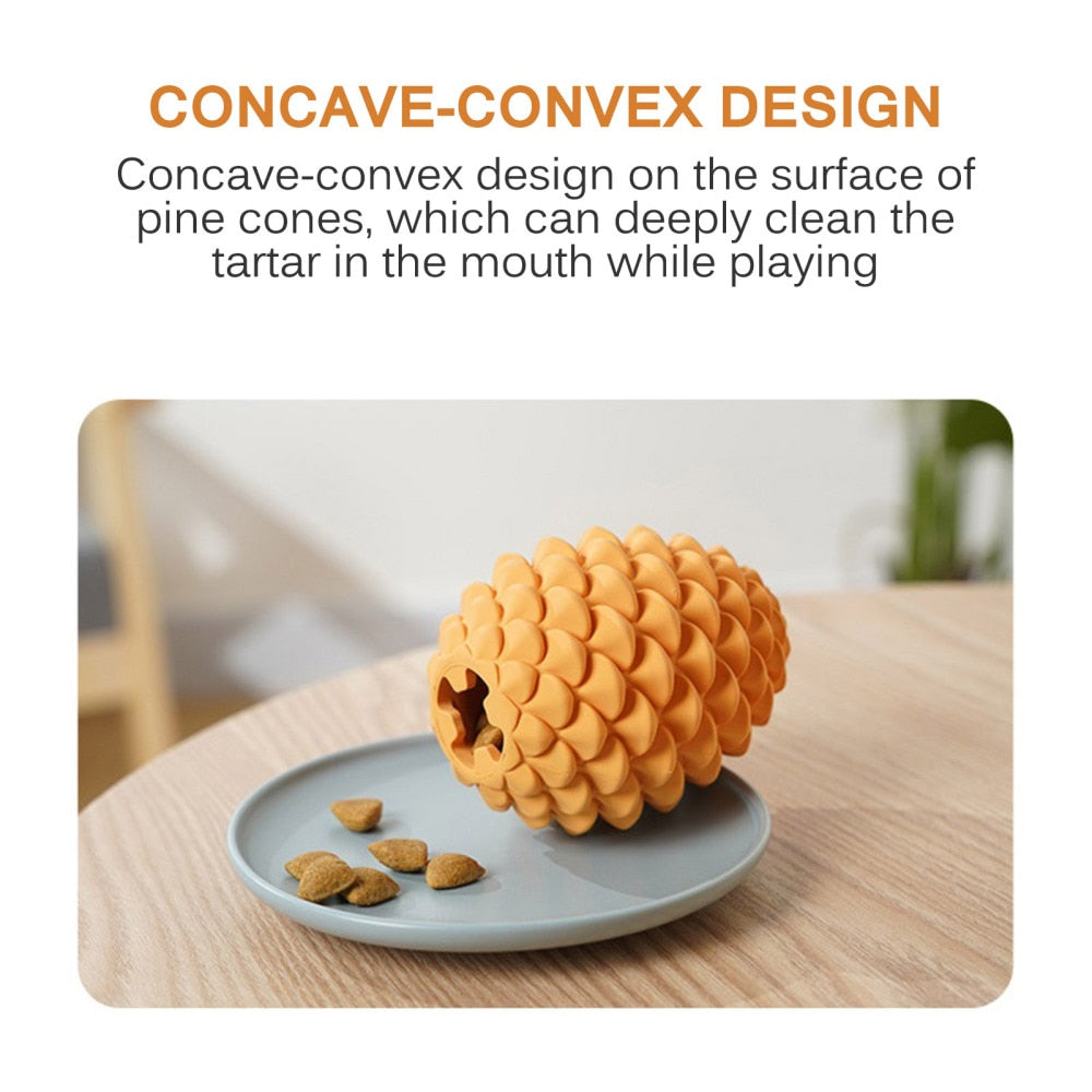 Interactive Pine Cone Dog Toys