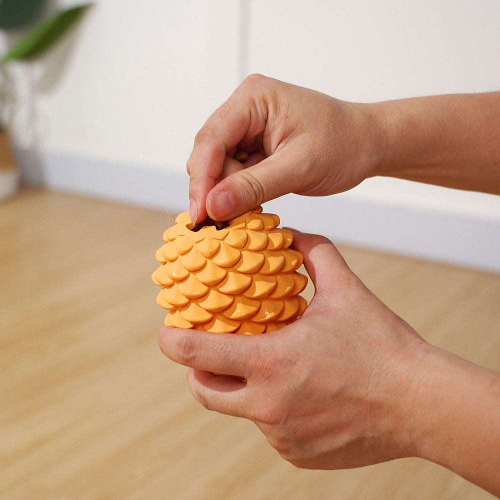 Interactive Pine Cone Dog Toys