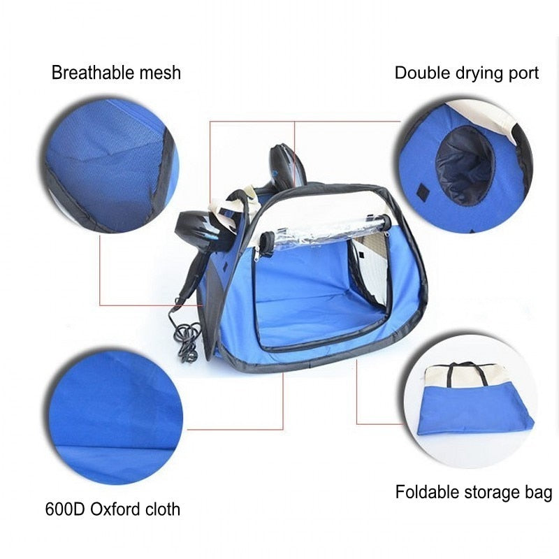 Foldable Pet Drying Tent