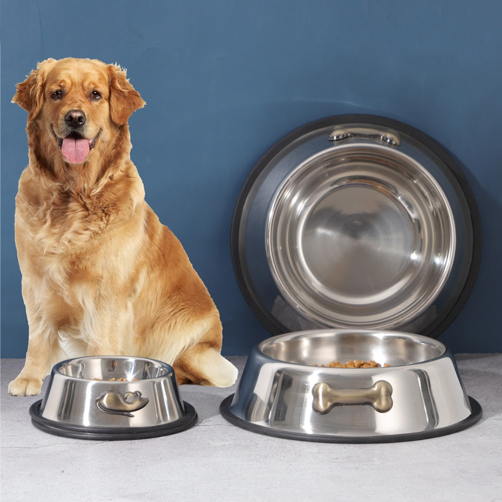 Stainless Steel Anti-Skid Dog Bowls