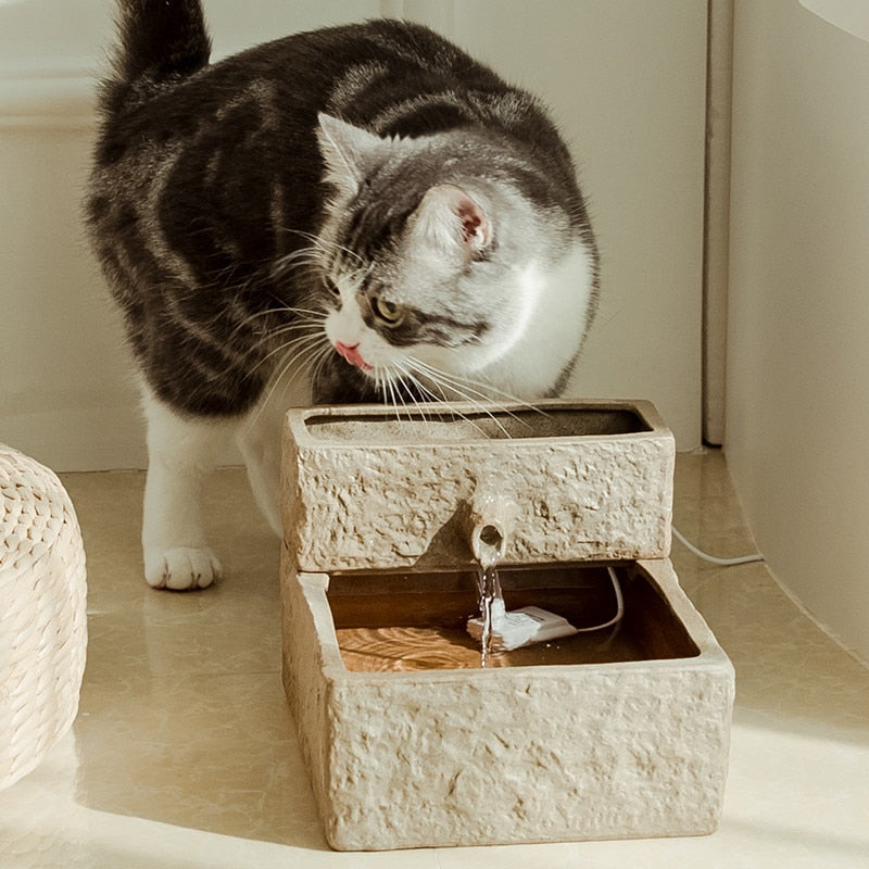 Retro Design Pet Water Fountain