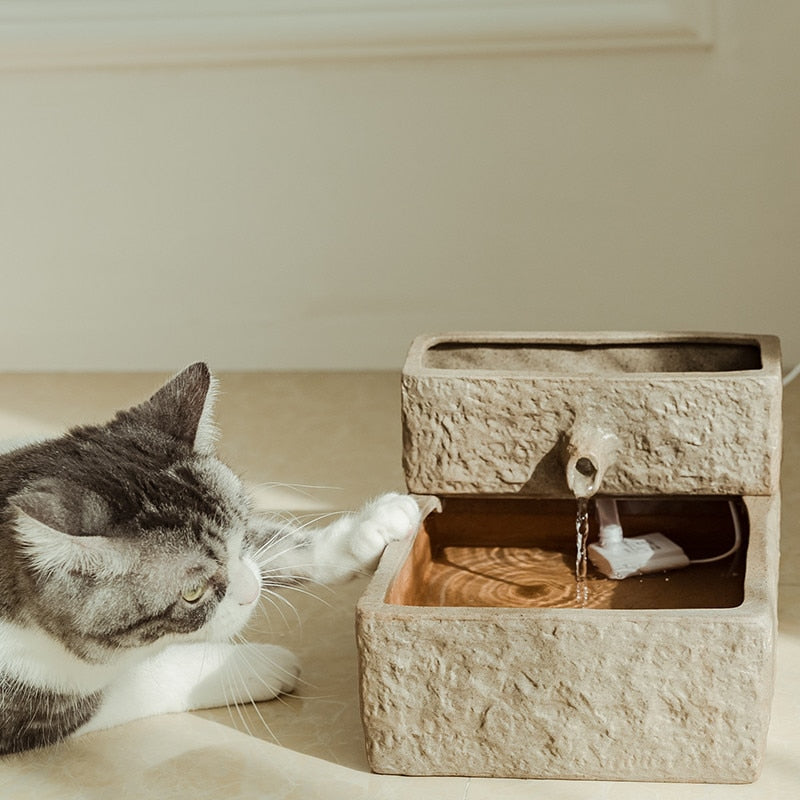 Retro Design Pet Water Fountain