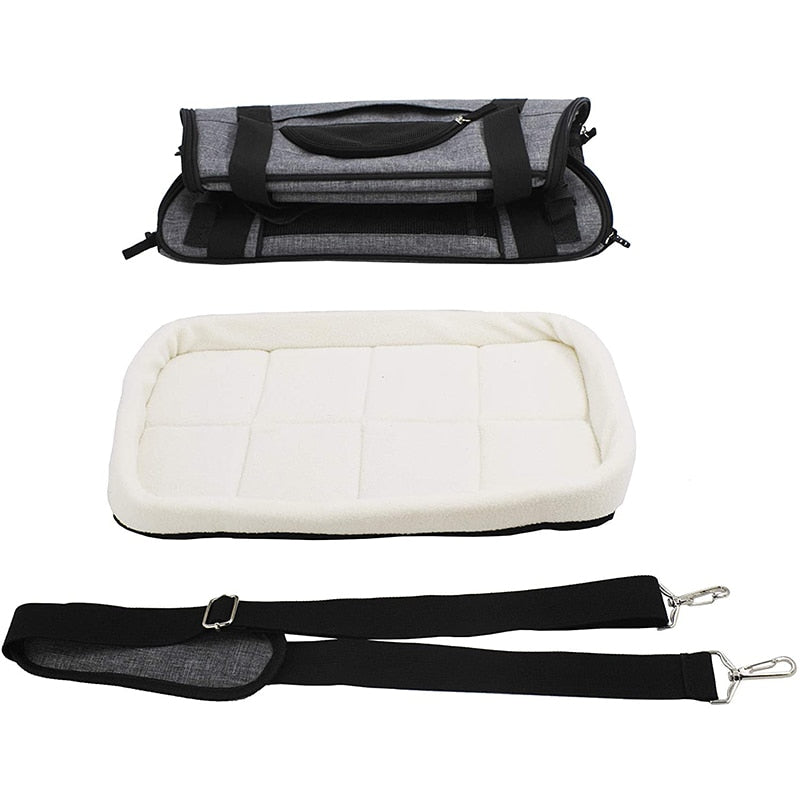 Reflective Dog Carrier With Safety Leash