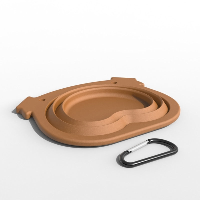 Foldable Silicone Travel Dog Bowl
