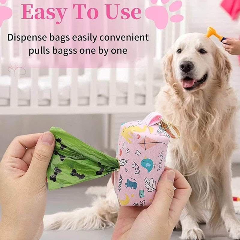 Lightweight Fashion Dog Poop Bag Carrier