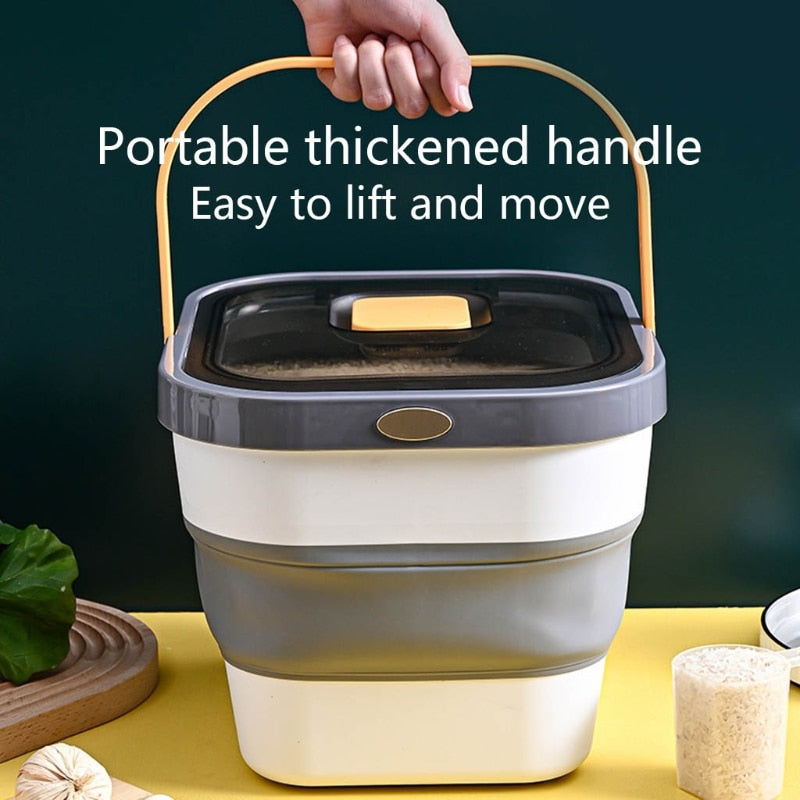Foldable Dog Food Storage Container
