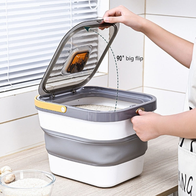 Foldable Dog Food Storage Container