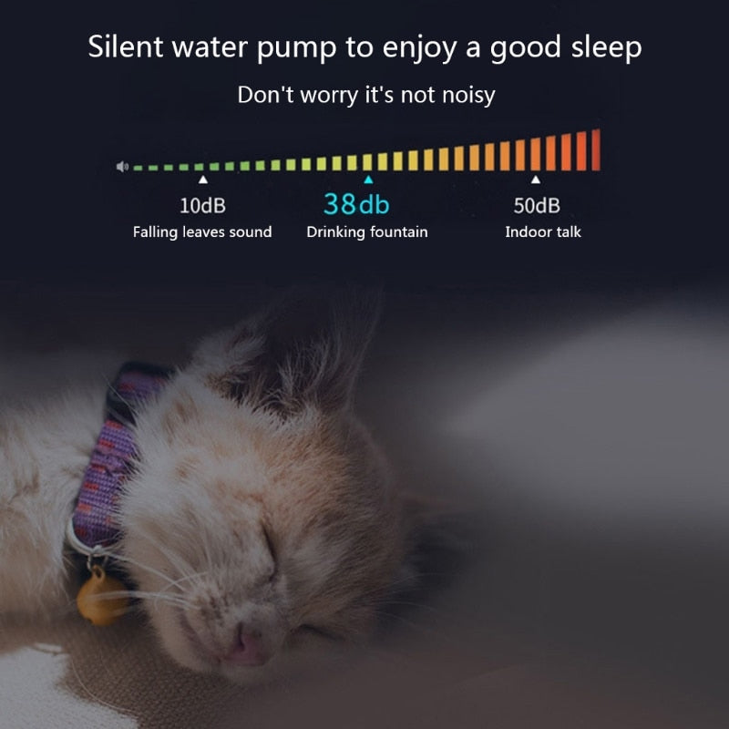 2L Quiet Flowing Pet Water Dispenser