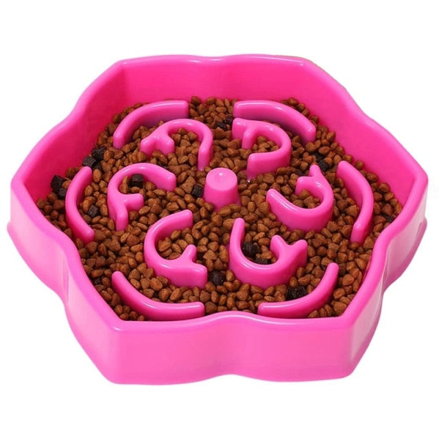 Petal Maze Slow Feeder Dog Bowl
