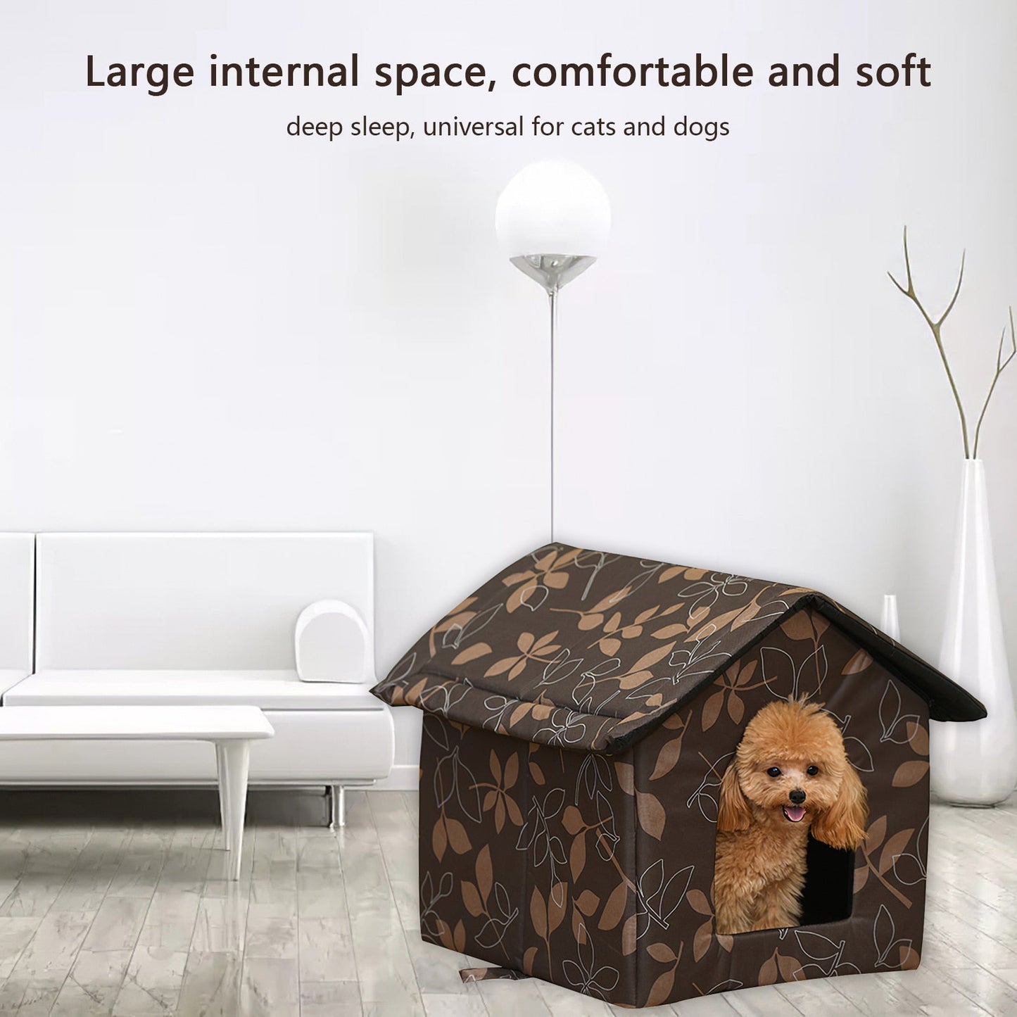 Winter Warm Soft Plush Dog Kennel