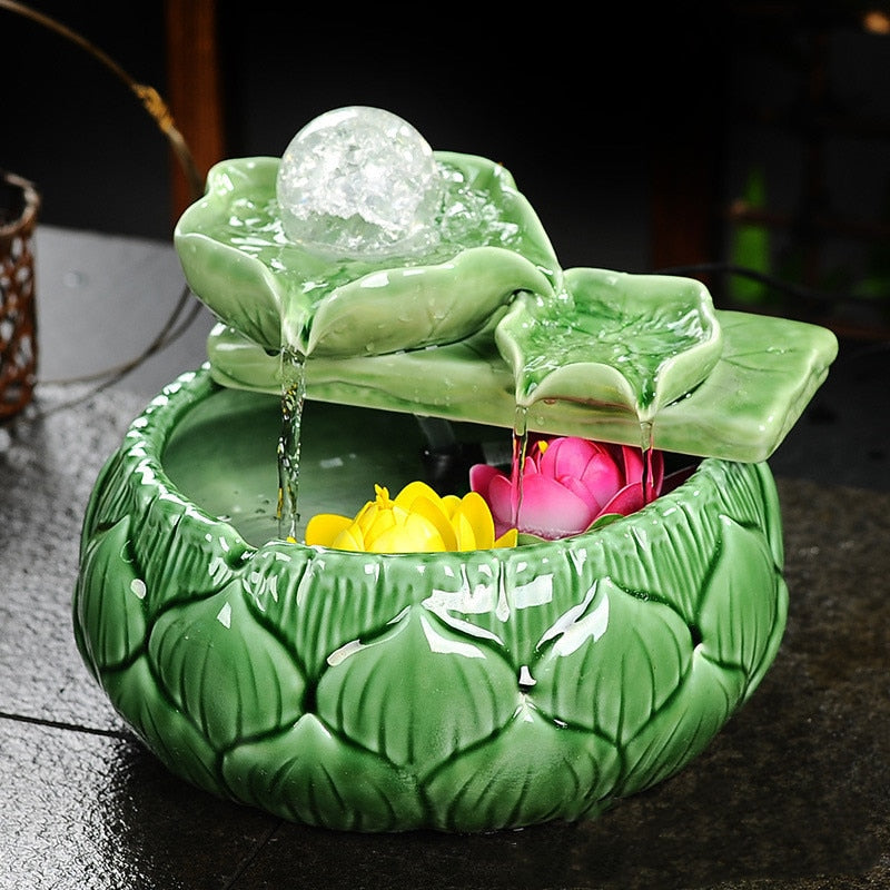 Lucky Pearl Ceramic Pet Water Fountain