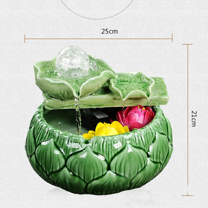 Lucky Pearl Ceramic Pet Water Fountain