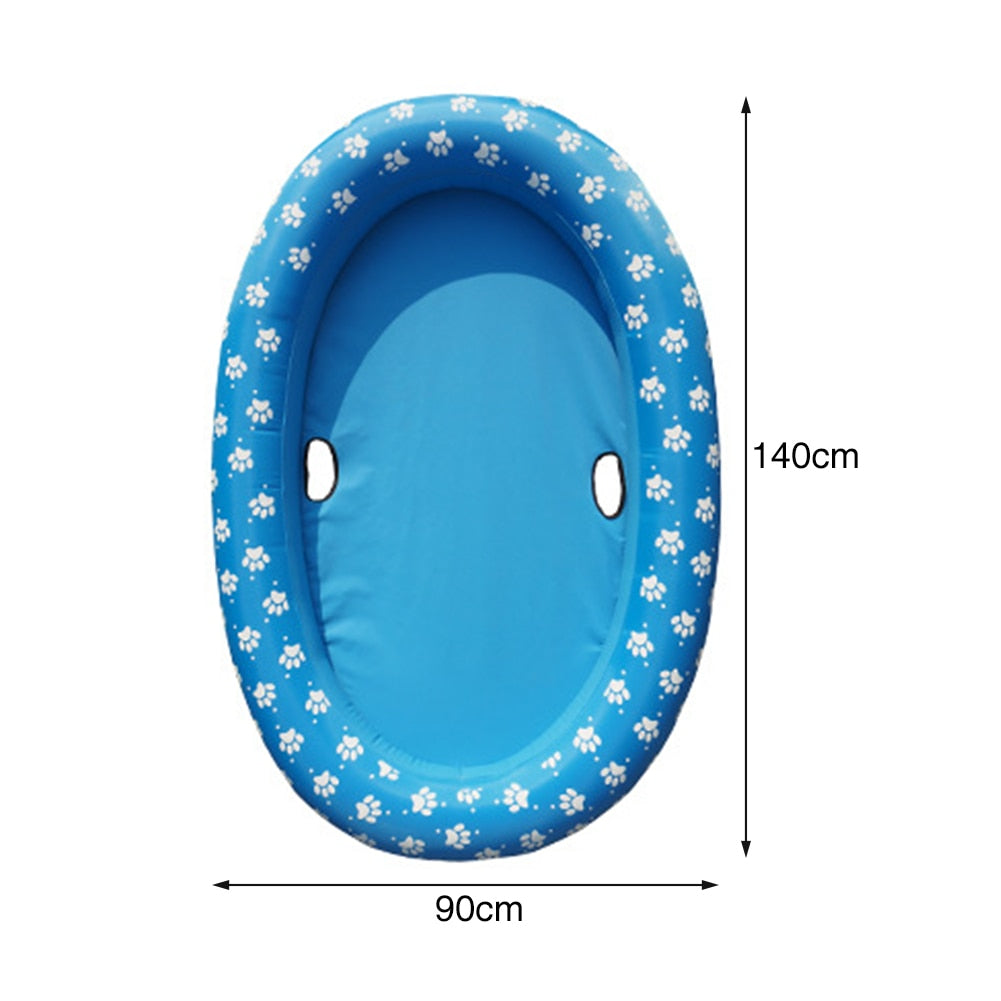 Water Fun Cooling Dog Inflatable Float