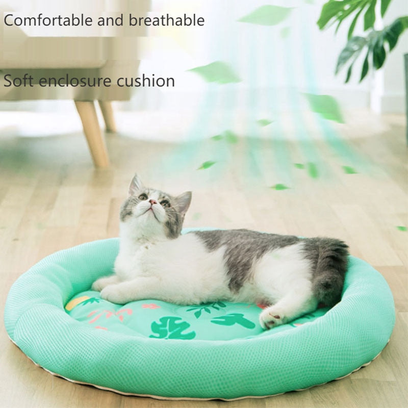Summer Cooling Cold Silk Dog Mat