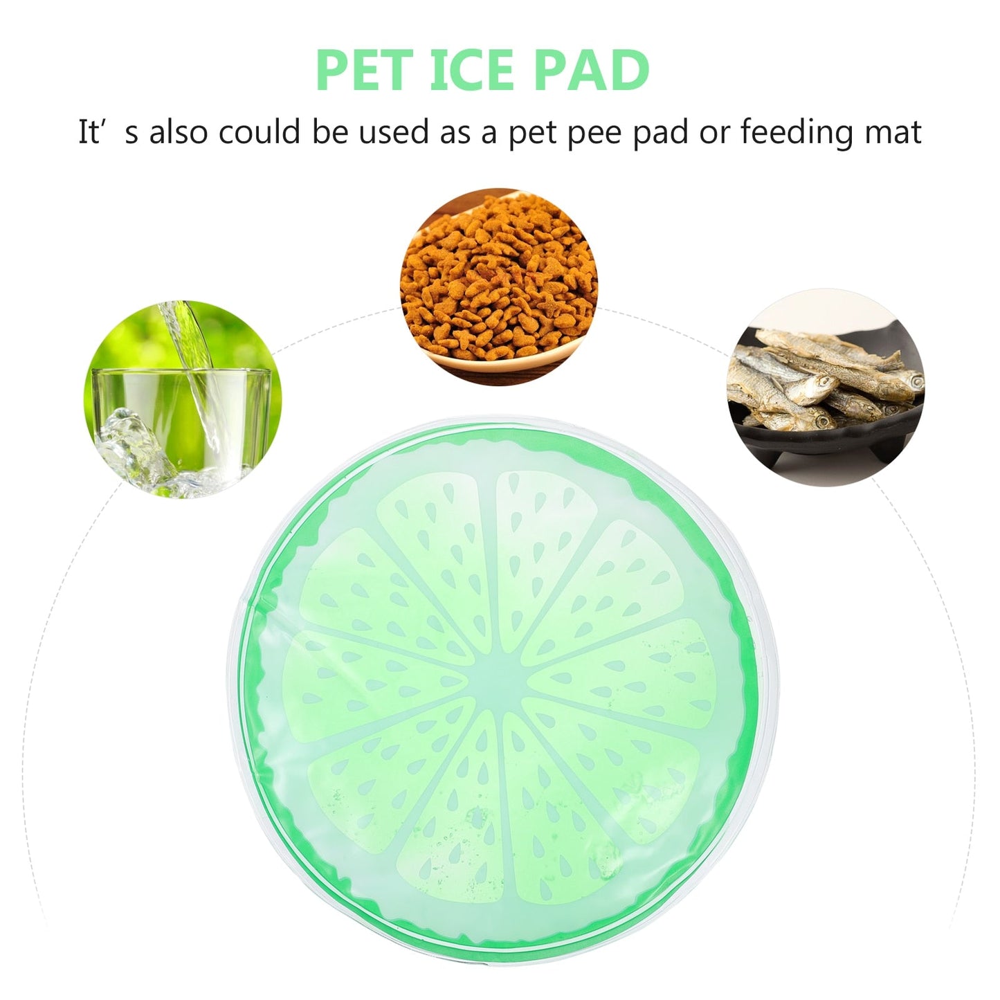 Lemon Self Cooling Dog Mat